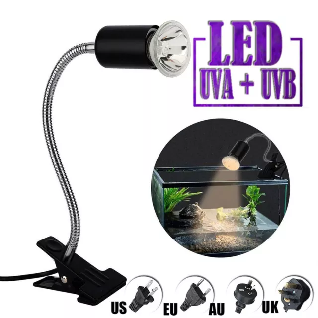 UVA/UVB Schildkröte Wärmelampe Reptilien Aquarium Heizlicht Lampen 25/50/75W DE 2