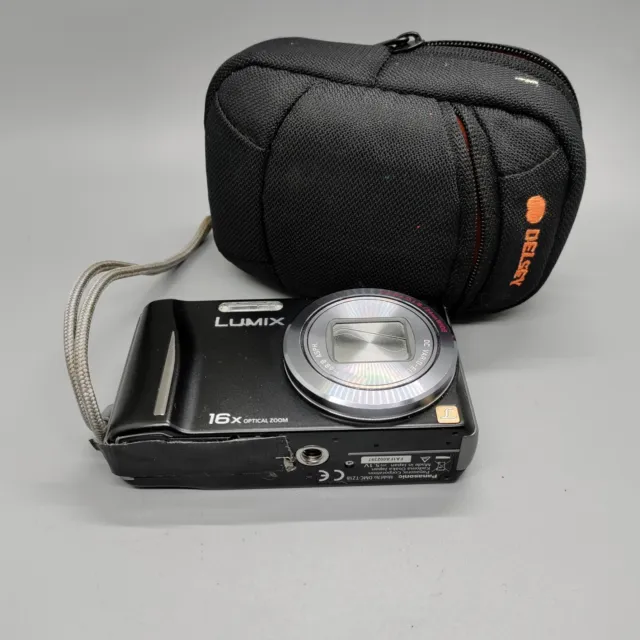 Panasonic Lumix DMC-TZ18 14.1MP Compact Digital Camera Black Tested