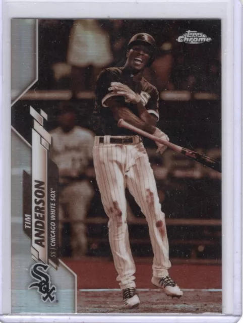 2020 Topps Chrome Sepia Refractor #90 Tim Anderson Chicago White Sox