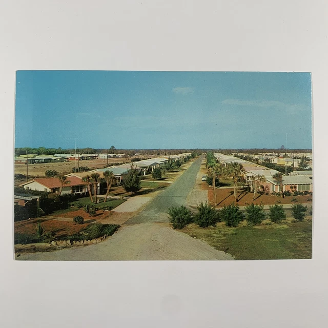 Postcard Florida Daytona Beach FL Ormond Sea Housing 1960s Chrome Unposted