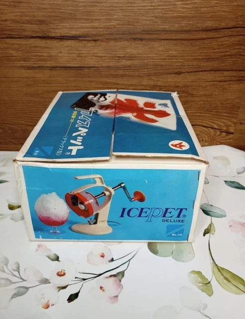 Ice Pet Mid Century Manual Ice Shaver Snow Cone Maker Made in Japan