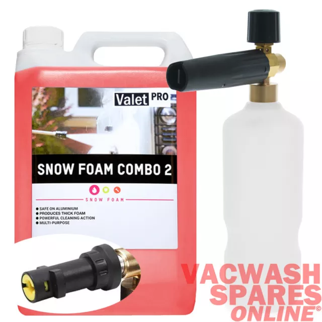 Professional Snow Foam Lance & Valetpro Snow Foam Combo2 5L *Karcher K Series*