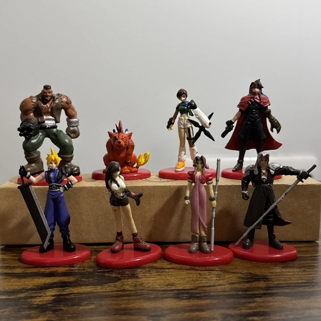 Set Figure Final Fantasy X Coca-Cola – Seymour, Tidus, Rikku – Completo, Usato, Dal Giappone