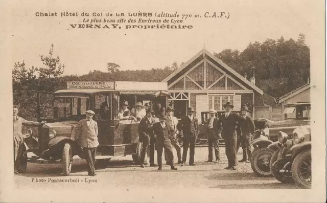 CPA - CHALET-HOTEL du COL DE LA LUERE - Le plus beau site des environs de LYON