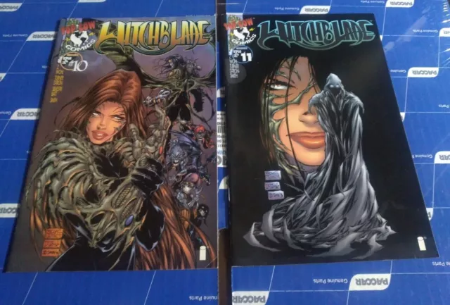 Witchblade #10 & 11- 1st app. Darkness Image Comics/Top Cow Michael Turner vf/nm