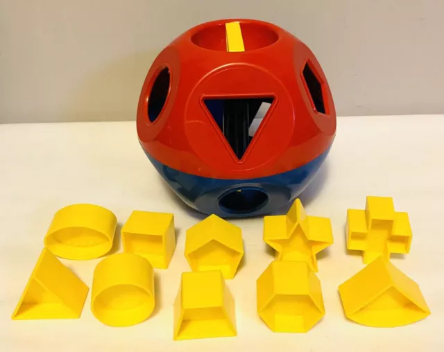 Tupperware_Shape O Ball_Complete with 10 Shapes_Educational Toy_ Shape Sorter