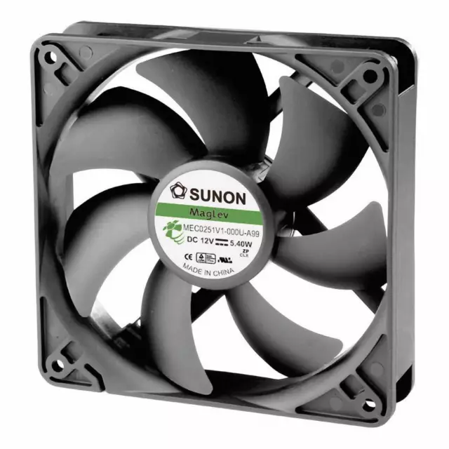 Sunon MEC0251V1-000U-A99 Ventilateur axial 12 V/DC 183.83 m³/h (L x l x H) 120