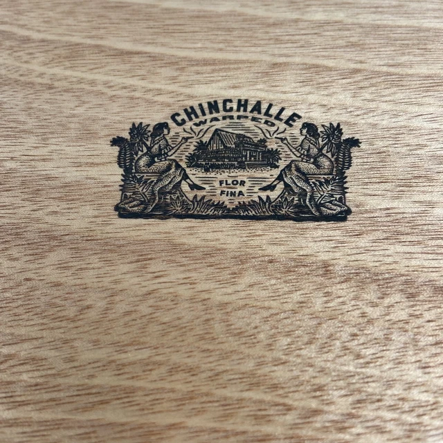 Cigar Box Warped CHINCHALLE Robustos EMPTY Wooden Storage Stash Box 2