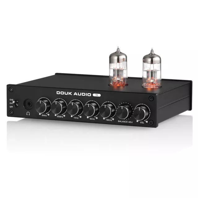 5-band Vakuumröhre EQ Equalizer Vorverstärker Balanced Tube Preamp Headphone Amp