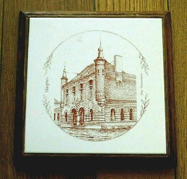 Grand plateau avec gravure d'Yves DUCOURTIOUX - Label Emmaüs