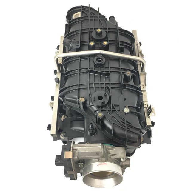 Intake Square GENUINE GM 6.0L 6.2L Intake Manifold Square Port w/ Fuel Rails ...