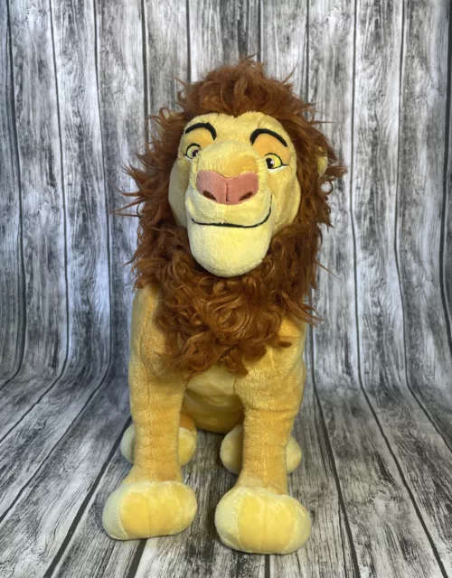 DISNEY STORE MUFASA Plush The Lion King Toy Doll 14
