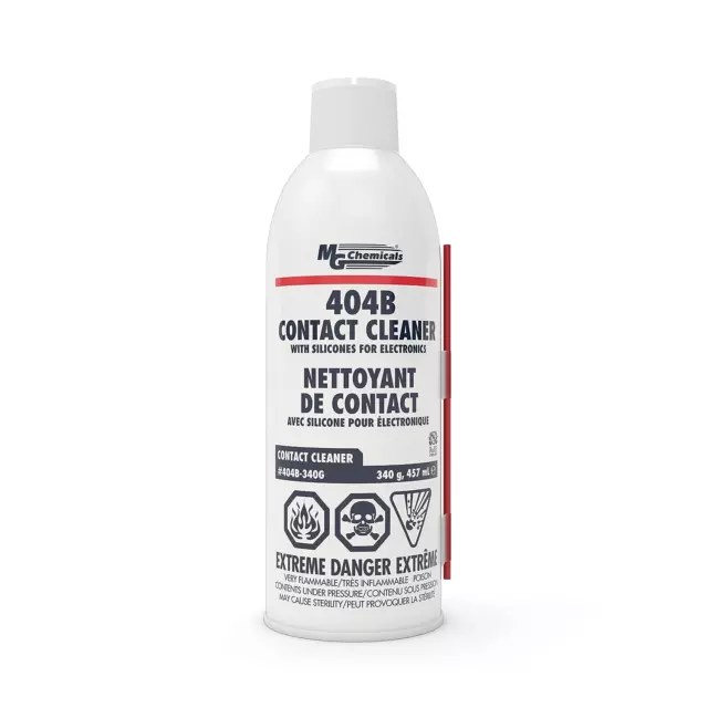 MG Chemicals 404B Contact Cleaner with Electronic Grade Silicones 340g (12 oz)