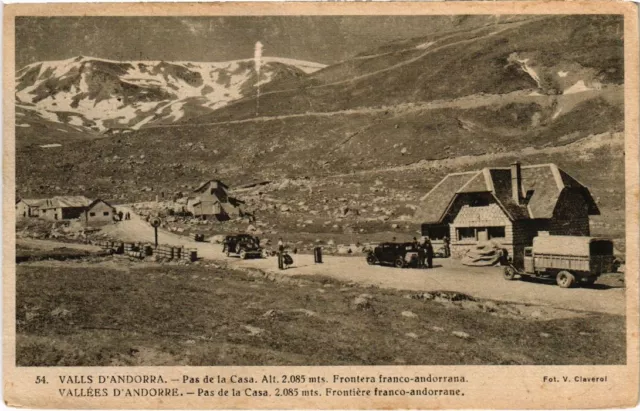 CPM AK Pas de la Casa Froniere franco-andorrane ANDORRA (1280674)