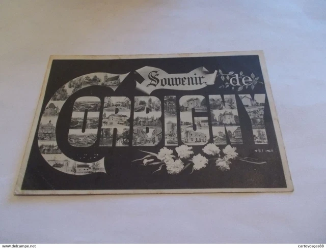 Cpa   58  Souvenir De Corbigny  Nievre  1905 Des Vues Dans Les Lettres