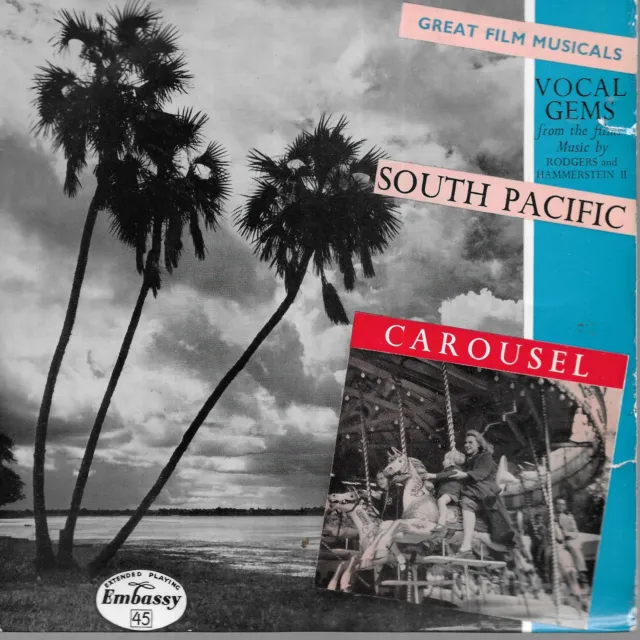 Embassy Singers Vocal Gems From "South Pacific" & "Carousel" UK 45 7" EP