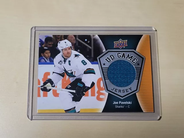 Joe Pavelski 2016-17 Upper Deck Series 1 UD Game Jersey San Jose Sharks