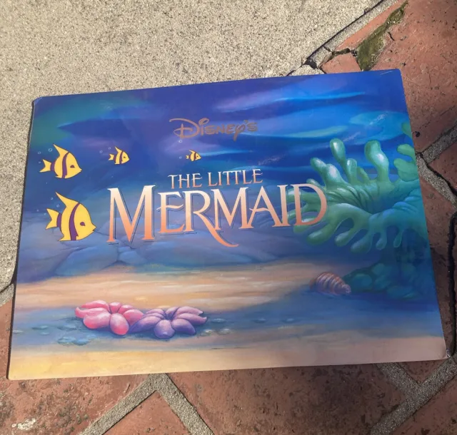 Disney Store The Little Mermaid Exclusive Lithograph Portfolio Art Print Poster