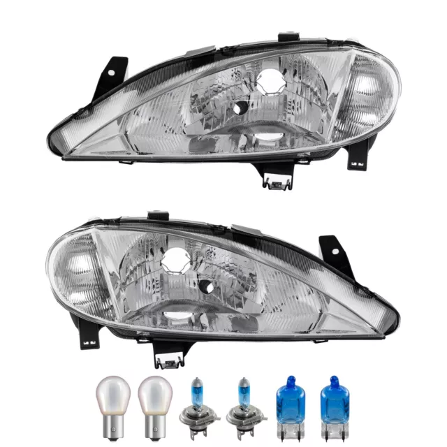 Set Faros Incl. Premium Lámparas para Renault Megane I BA0/1_ mit Carretera