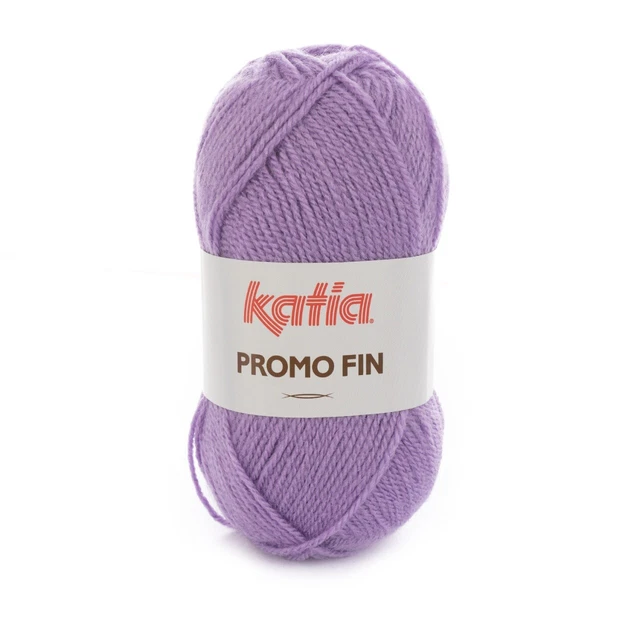 PROMO-FIN von Katia - LILA (585) - 50 g / ca. 170 m Wolle