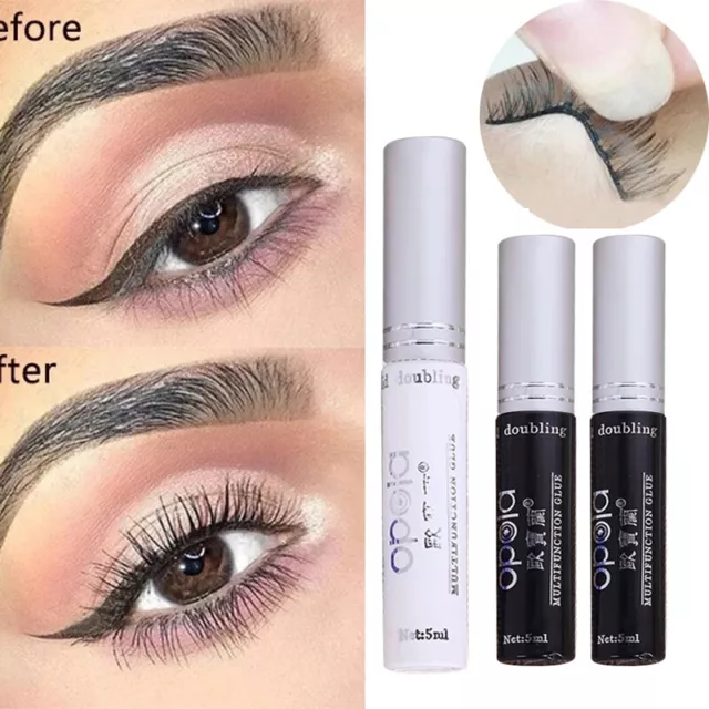 Extension De Faux Cils Colle Adhésive Double Paupière Séchage Rapide Étanche ✿