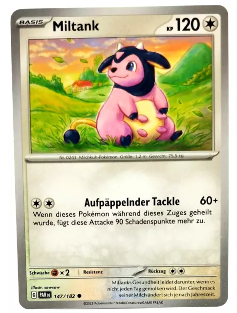 Pokemon Karte: Miltank 147/182 Paradoxrift Deutsch NM