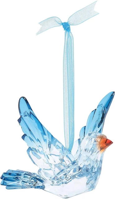 Department 56 Christmas Basics Bluebird Hanging Ornament, 3 Inch