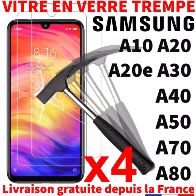 Verre Trempé Pour Samsung Galaxy A50 A70 A40 A20 A10 Protection Écran Vitre Film