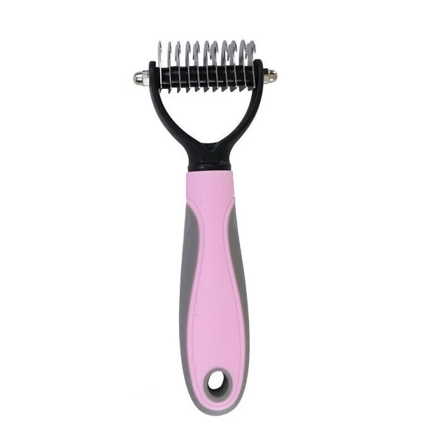 Grooming Brush For Pet Dog Cat Deshedding Tool Rake Comb Fur Remover Reduce Hair 10