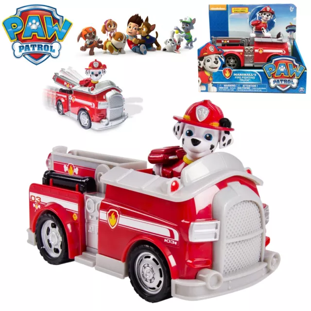 Paw Patrol Marshall's Fire Fighting Truck Action Figure Basic Vehicle Kid Toy