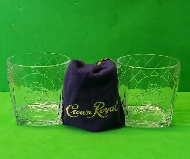 Set of 2 Crown Royal Glasses VL185