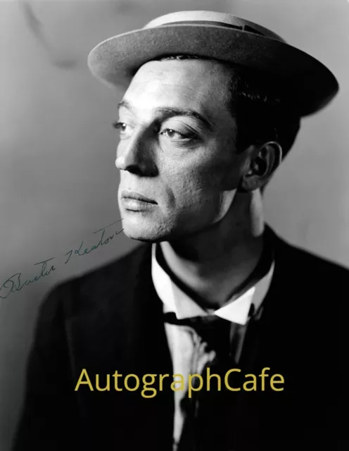 Buster Keaton Seven Chances- Signed Pre Printed 10x8" Photo(Copy of original)
