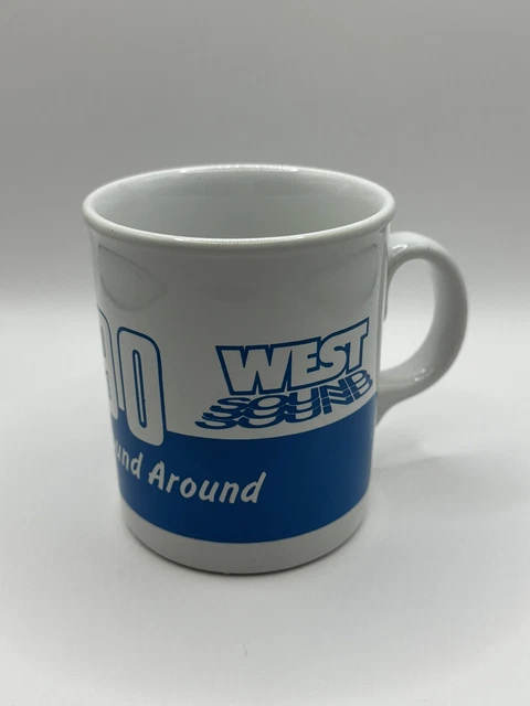 RADIO WEST SOUND 290. 1980s LOGO. RARE. LOVELY CONDITION.
