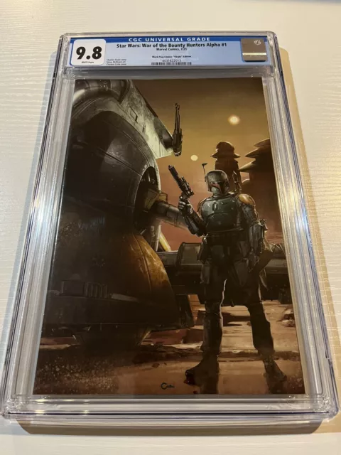 Star Wars War Of The Bounty Hunters Alpha 1 Cgc 9.8 Clayton Crain Virgin Variant