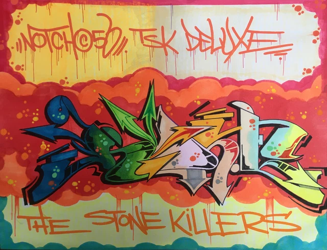 Dessin Original Graffiti NOTCH 56 BRONX – Papier Marker 21x28cm – Artistes Légendaires