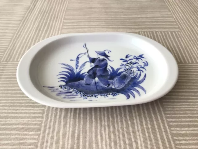 Suisse Langenthal Hand Painted  Chinese Mandarin Man Pattern Dish