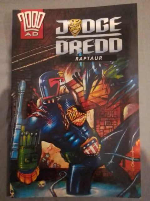 Judge Dredd Raptaur Mandarin 2000AD Softcover Graphic Novel First Print