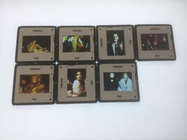 Lot De 7 Diapositives De Presse Slides "Twin Peaks" David Lynch L2