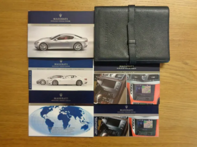 Maserati Granturismo Owners Handbook/Manual and Wallet