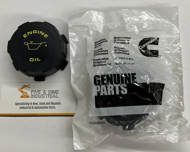 CUMMINS 3687932 NEW OEM Engine Oil Fill Cap ISX, ISX15, ISZ13, QSX15