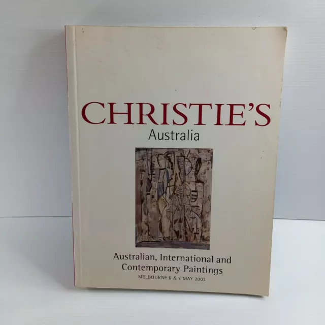 Christie's - Australian Contemporary Paintings Art Auction Catalogue - May 2003