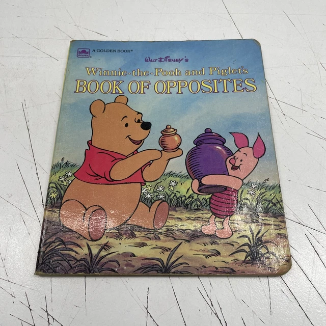 RETRO BOOK KIDS Children Story Picture Tale Book Of Opposites Winnie ...