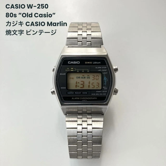 CASIO 248 カシオカジキ W-750 80年代カジキ ☆ CASIO W-750 MARLIN