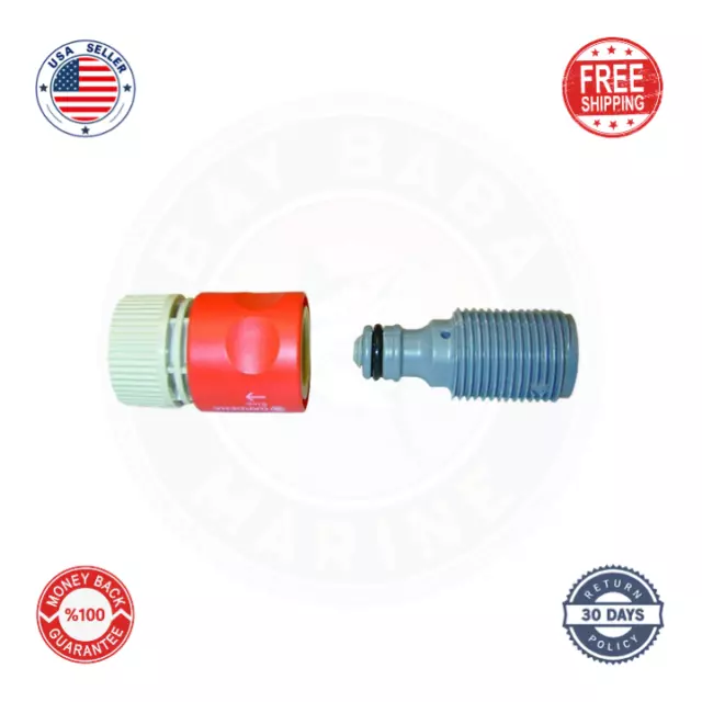T-H MARINE Supplies Quick Flush Connector Kit F/Omc Outboards QF-1K-DP
