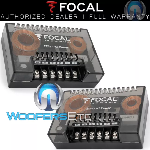 Focal Xo/Es130K Elite K2 Power Crossovers From Es-130K Component Car Audio New