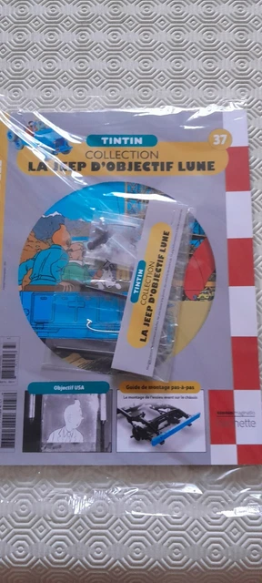 Jeep Bleue Tintin – Destination Lune – Figurine N°40 + Fascicule – Échelle 1/8