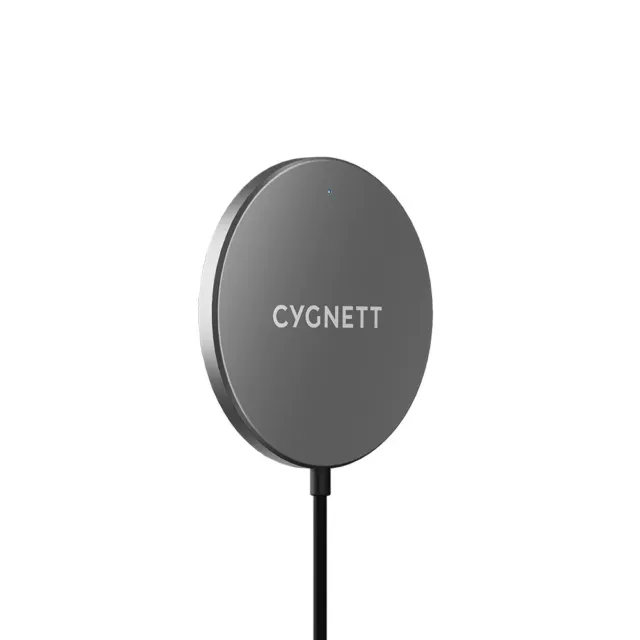 Cygnett MagCharge 15W Fast Magnetic Wireless Charging Cable (1.2M) - Black (C...