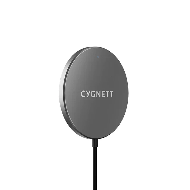 Cygnett MagCharge 15W Fast Magnetic Wireless Charging Cable (1.2M) - Black (C...