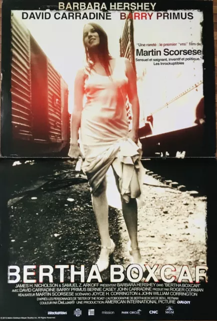 Affiche cinéma BERTHA BOXCAR 40x60cm Poster / Martin Scorsese / David Carradine