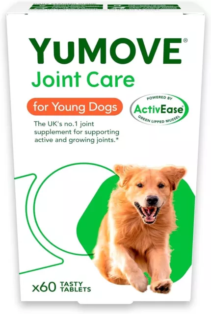 YuMOVE Young and Active Dog | Joint Supplement for Dogs - 60 Tablets